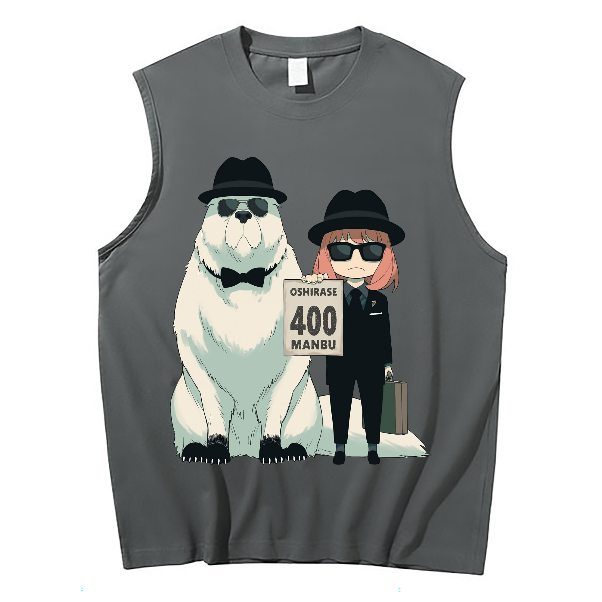 （画像用） SPY×FAMILY间谍家家酒 コットン100％タンクトップ（フロントプリント）